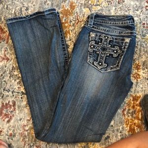Miss me boot cut jeans size 29